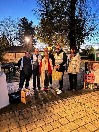 2ter von rechts: Marco Maurer unterwegs in Siegelsdorf