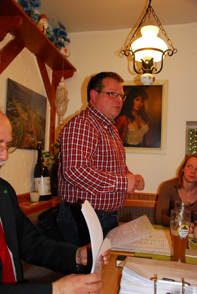 Kassenbericht Thomas Schwarz