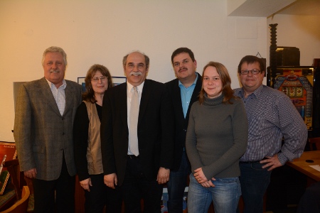 Die alte und neue Spitze der Veitsbronner SPD