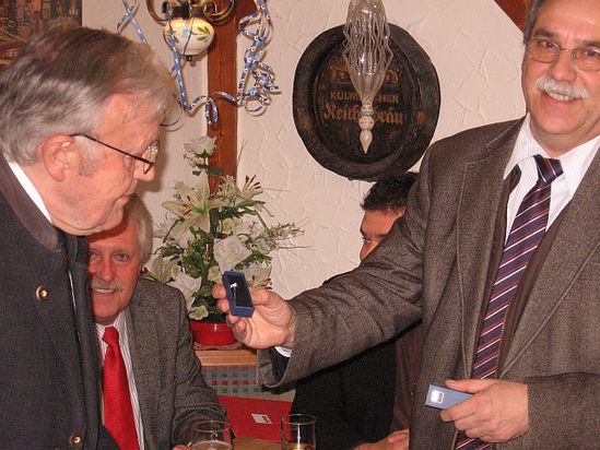 Ehrung für Johann Gerstung