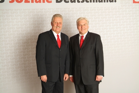 Peter Lerch mit Frank Walter Steinmeier