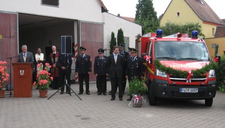Bürgermeister Lerch bei seiner Ansprache